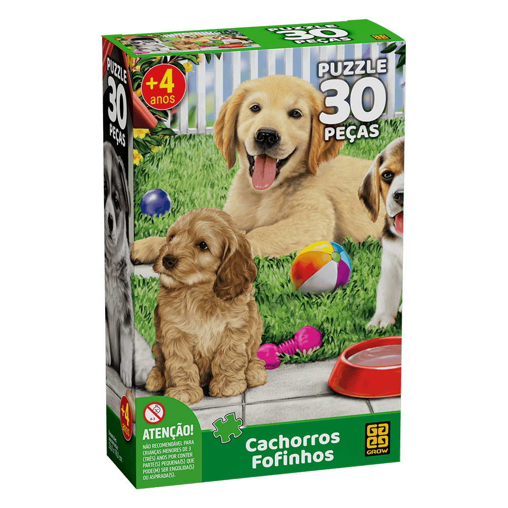 Cachorros Fofinhos - 30 peças