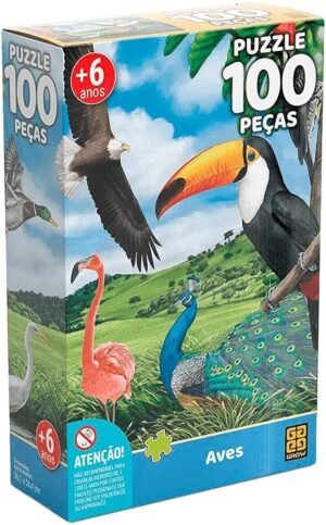 Aves - 100 peças