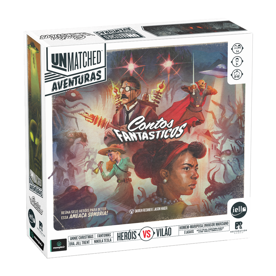 Unmatched Aventuras: Contos Fantásticos + Cartas Foil